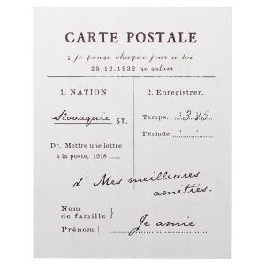 友膳 カルトポスタルプレートＷ MA2142 雑貨 置物 オーナメント