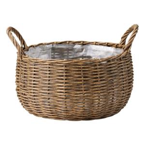 イタリア製 輸入雑貨 花瓶 フラワーベース ブルー 黄色 シンプル