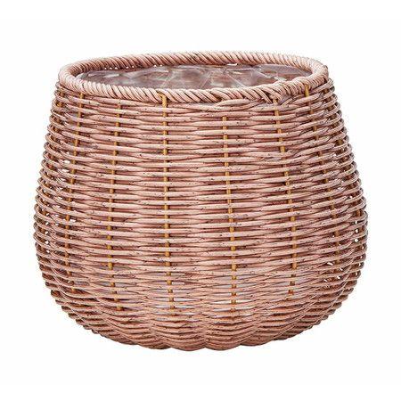 友膳 ガンセトボウルＰ KM651 かご バスケット フェイク素材バスケット