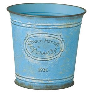 友膳 オルシャビーサークルＭＢＬ UN2381 園芸用品 植木鉢 フラワーポット アイアン ブリキ鉢