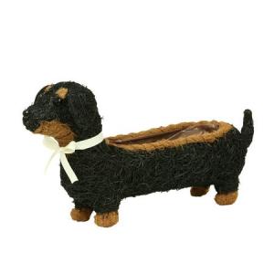 大橋新治商店 アニマルバスケット ダックスフンドM 82-264 植木鉢