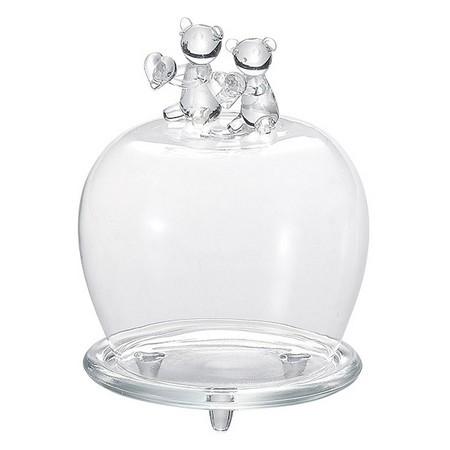 松野ホビー ダブルベアグラスドーム FR-883　6個 花器 花瓶 ドーム、ガラスドーム