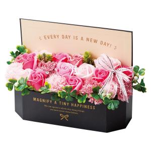 ソープフラワー 松野ホビー ラグジュアリーワイドシャボンボックス ピンク GM-4815 ソープフラワー ソープフラワー完成品