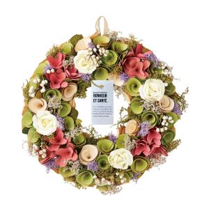 ドライ Paseo ベルリースL XS-329L フラワーリース 花リース完成品