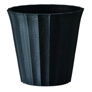 日限定07 フラワーベース Ｐｉｅｇａ ピエーガ5．5号丸型 ブラック 8547 10個 花器 花瓶 プラスチック アクリル花器