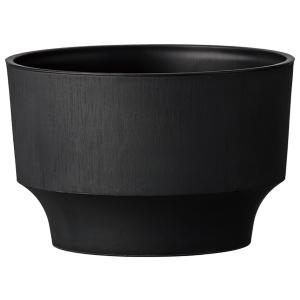 日限定07 フラワーベース ＳＥ−5．5号 木目柄 ブラック 8817 10ケ 花器 花瓶 プラスチック アクリル花器