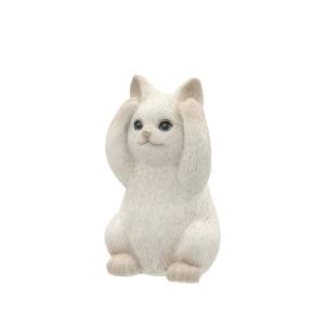 CARNAC レジンアニマルキャットC−IV アイボリー HG03IV 3個 園芸