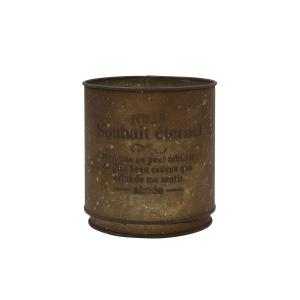CARNAC オアシスポットA-BR ブラウン HSFW01BR 園芸用品 植木鉢 フラワーポット アイアン ブリキ鉢