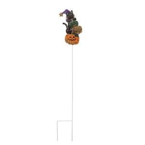 CARNAC ハロウィンピック26-Lキャット3段 NKHW017 園芸用品 ガーデニング雑貨 オーナメント ガーデンピック