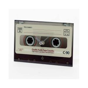 日限定07 丸和貿易 80’Ｓクロック カセットテープ アイボリー 100388404 店内装飾 店舗インテリア 雑貨 壁掛け時計 置き時計