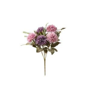 日限定07 造花 パレ ミックスマムブッシュ ピンク＆パープル P-8406-30 造花 花材「か行」 キク 菊 ピンポンマム