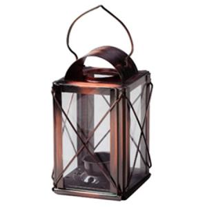 ペガサスキャンドル ブリキランタン「角」 ブロンズ