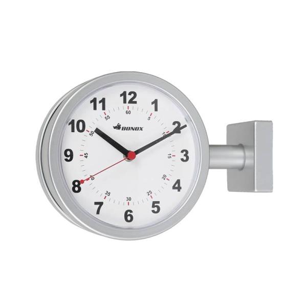 日限定07 ダルトン DOUBLE FACE CLOCK 170D SILVER [PX] S624...