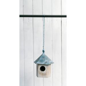 大同クラフト ハンギングバードハウスＡ ライトブルー／アンティークホワイト