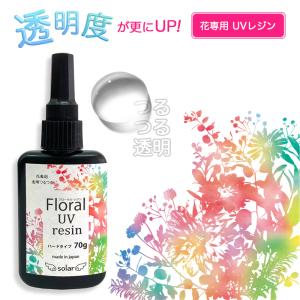 日限定07 and3 Floral UV resin フローラルUVレジン 70g and3-uv002 固まるハーバリウム 制作用道具