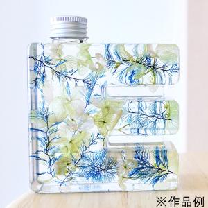 日限定07 特価 NAMEW ネイミュー  イニシャルハーバリウム用 アルファベットPETボトル ≪E≫ 337ml ハーバリウム 瓶 ボトル PETボトル｜hanadonya