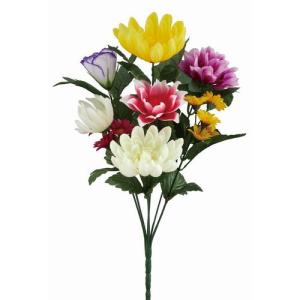 造花 ビバ工芸 VF-4206 仏花ブッシュ VF-4206 仏花 供花 仏壇用 墓用 おしゃれ 春夏秋冬