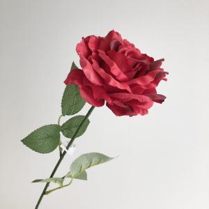 造花 ビバ工芸 シングルローズ VD-4222-RE BK 造花 花材「は行」 バラ