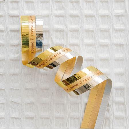 HEADS シャープカーリングリボンミックスカラーゴールド−5 1巻  SRP-MR5 サテンカーリ...