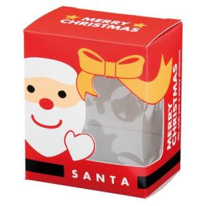 HEADS クリスマス窓付ボックス／サンタ−Ｓ 20枚  XMS-GS クリスマスラッピング クリスマスギフトボックス｜hanadonya