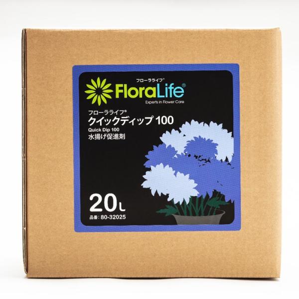 オアシス クイックディップ100 20L入り 80-32025 切花延命剤 栄養剤 水揚げ促進剤