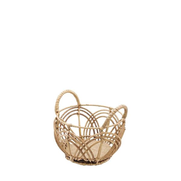 日限定07 drawerplus Towc トーク ペタル フェイクPEPPラタンバスケット ラウン...