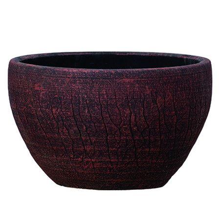 日限定08 グリーンポット ジャヤ シャロー レッド 26cm RS-JS2617RD 植木鉢 おし...