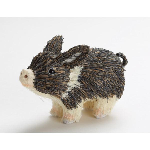 ビダヤコム ブタ ブラウン JS0009-008BR 6個 店舗ディスプレイ 店内装飾 置物 オブジ...