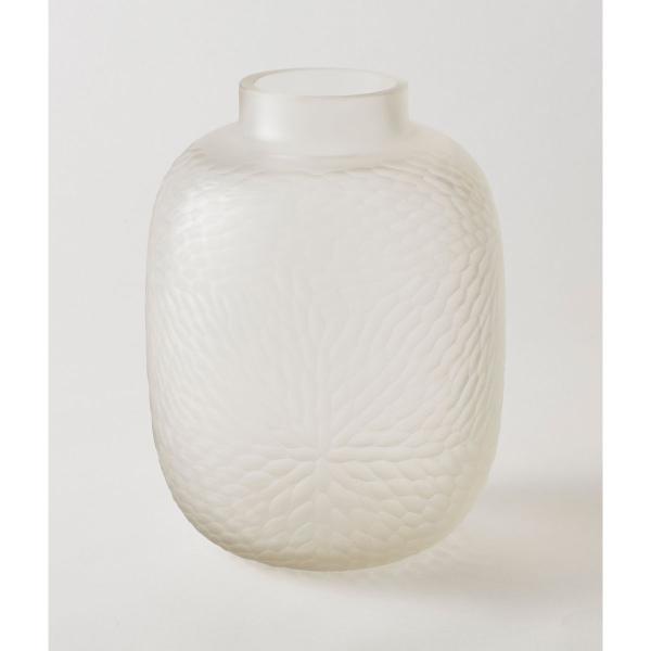 ビダヤコム フロストガラスベース フロスト JS0029-069FROST 花器 花瓶 ガラス花器