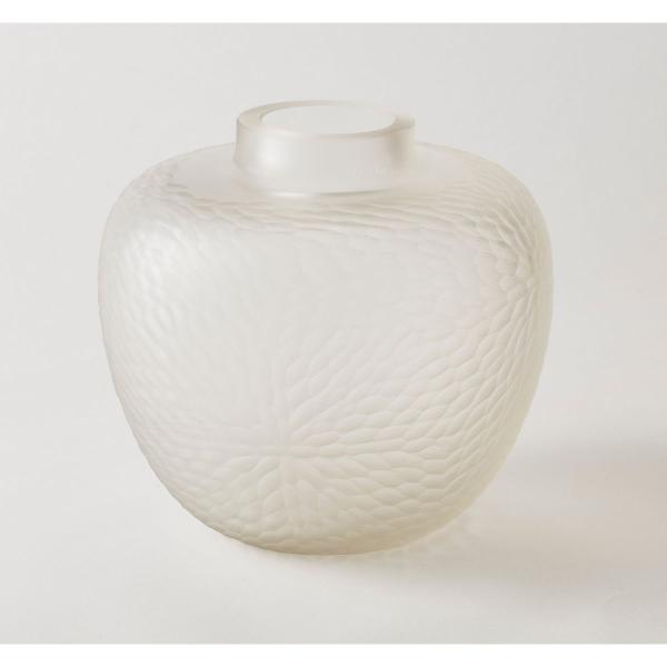 ビダヤコム フロストガラスベース フロスト JS0031-069FROST 花器 花瓶 ガラス花器