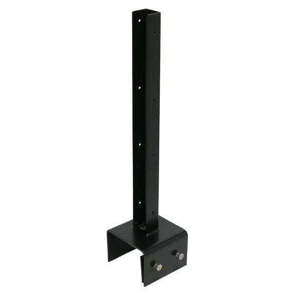 直送 住まいスタイル ラティス フェンス固定金具 10cmブロック用 右端用1個  ブラック S-B...