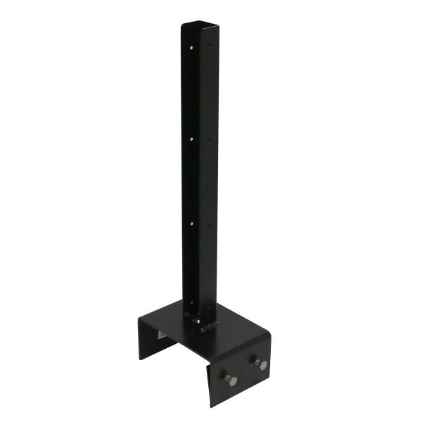 直送 住まいスタイル ラティス フェンス固定金具 15cmブロック用 右端用1個  ブラック S-B...