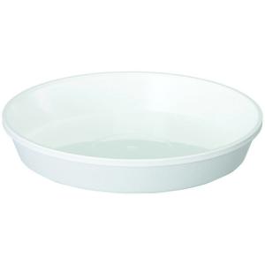 大和プラスチック 鉢皿サルーン 2号 ホワイト ガーデニング 園芸用品 植木鉢 フラワーポット 鉢受け皿