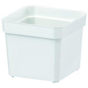 大和プラ販 プラントポット 角2号 ホワイト 園芸用品 植木鉢 フラワーポット プラスチック鉢