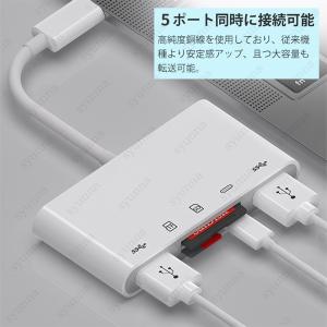 dk65# 5in1 SD カードリーダー 日...の詳細画像2