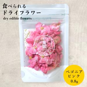 エディブルフラワー ドライ 食用花 食べられる 花 ベゴニア ピンク