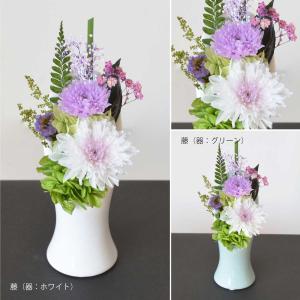 仏花 お供え プリザーブドフラワー ミニ仏花 ...の詳細画像3
