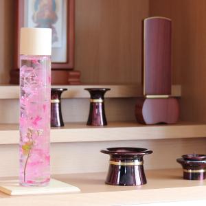 お供え 花 ハーバリウム 仏壇 仏花 メモリアル 17cm hz016 : Kotohana