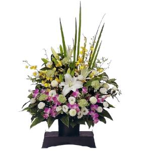 花キューピット お供えフラワーアレンジメント 118021花キューピット