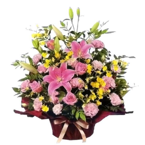 秋の叙勲・表彰・受章のお祝いに フラワーアレンジメントの贈り物 511511 花キューピット 生花 ...