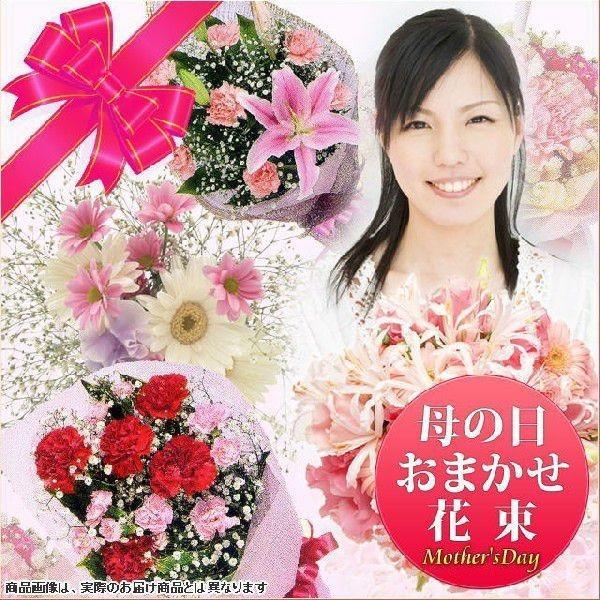 母の日 花屋におまかせ花束（ブーケ） 花キューピット MOB-3000　カーネーションの有無・色合い...