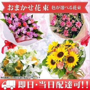おまかせ花束-TOB-5000　花キューピットおまかせ花束　午後２時迄のご注文で全国に当日配達可能（母の日期間・一部の地域・配達不能地域を除く）