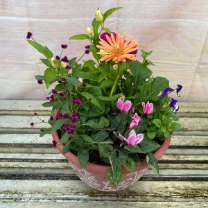 季節の寄せ植え リーフ柄(4色展開) 軽量プラ...の詳細画像4