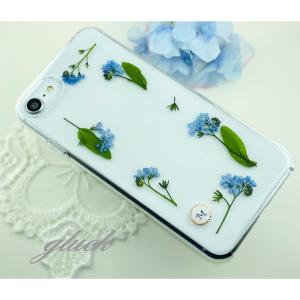 ほぼ全機種対応 押し花 スマホケース No.608】ハンドメイドの押し花