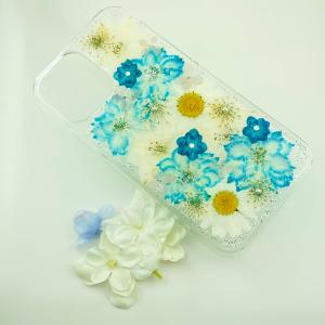 ハンドメイド押し花スマホケース　ほぼ全機種対応　iPhone,Android ほぼ全機種対応 押し花 スマホケース No.608】ハンドメイドの押し花