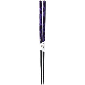カワイ(Kawai) 『和柄の箸』 漆ローザンヌ 紫 23cm 36779