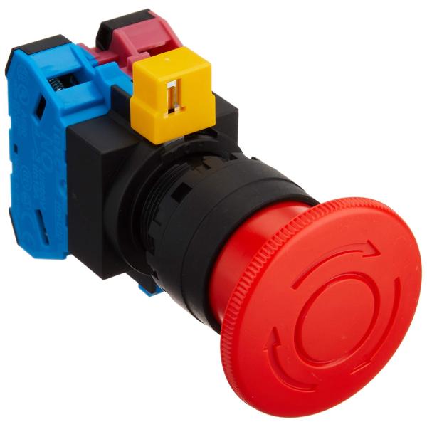 IDEC φ22HWシリーズ 非常停止用押ボタンスイッチ(φ40大形) 1a-1b ボタン色(赤)H...