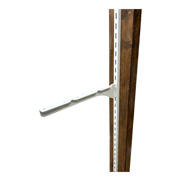 和気産業(Waki Sangyo) 1X4ピラシェル棚受 棚受け金具 1X4材 3枚用 左 256m...