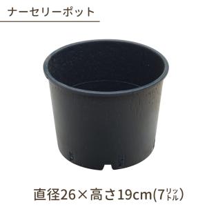 ナーセリーポット 直径40cm x 高さ32cm 25L 持ち手付 ブラック 爆買い