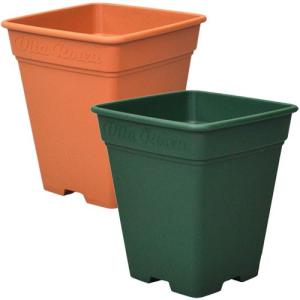 ITANSE セラアート 長鉢 白 プラスチック鉢 表面が陶器風の加工 資材 8